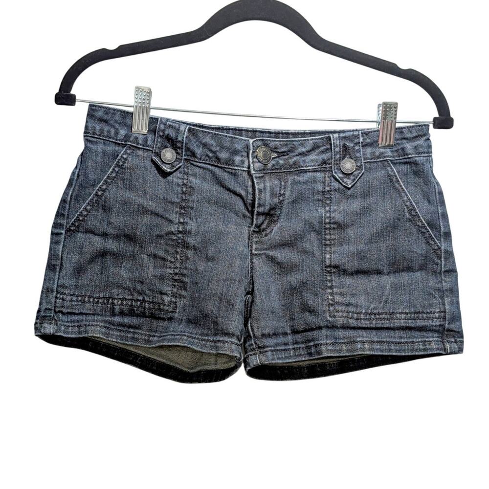 Buffalo David Britton Denim Jean Shorts Size 26 Dark Wash‎